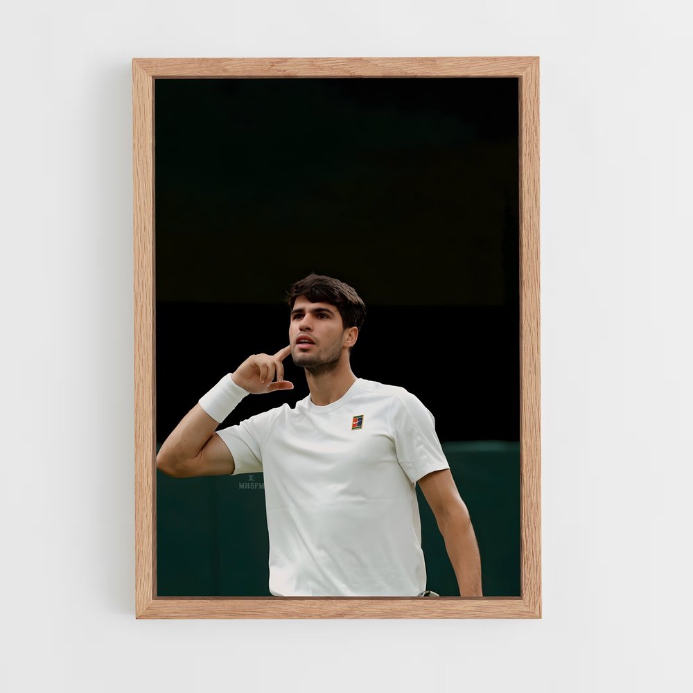 Poster Carlos alcaraz éclairage – affiche Tennis (vue 4)